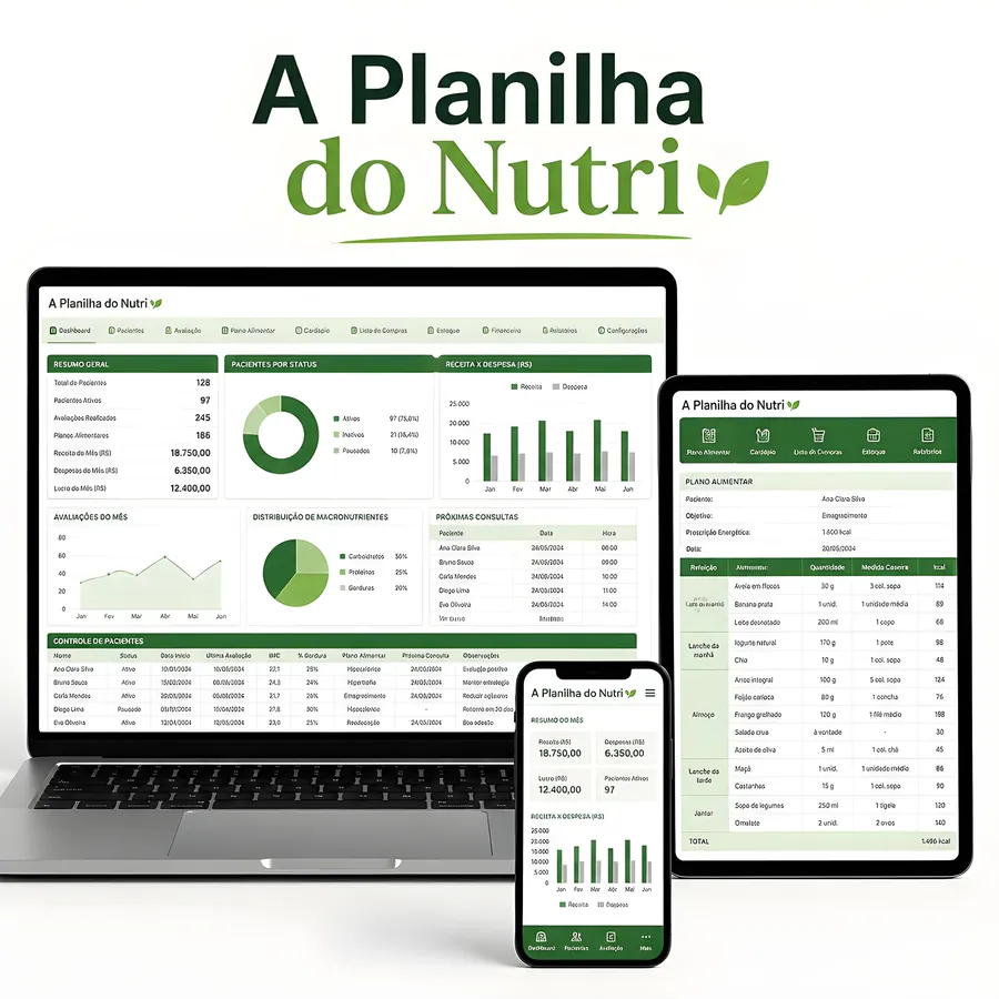 Planilha inteligente de exames
